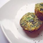 Baked Green Falafel and Roasted Jalapeno Feta Dip